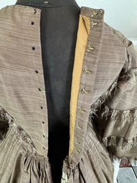Antikes viktorianisches Gouvernantenkleid, England, ca. 1850
