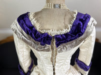 SCOTT Antikes Abendkleid aus Seide, Liverpool, ca. 1890