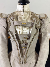 Antikes viktorianisches Gehkleid, ca. 1897 - Dreiteiliges englisches Ensemble