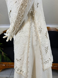 Antique Four‑Piece Edwardian Walking Dress ca. 1910 – Linen, Lace & Lady Gillman Provenance