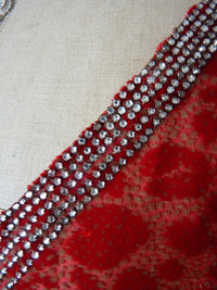 WORTH Antikes Samtkleid mit Dévoré-Muster, Paris, ca. 1926