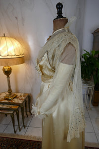 HUGHES &amp; STARNES Brautkleid, ca. 1915