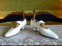 Antique Goatskin Wedding Shoes, ca. 1910