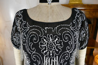 Besticktes Flapper-Kleid, Frankreich, ca. 1925