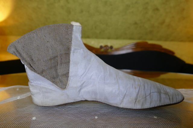 Dehnbare Seidenstiefel, ca. 1852