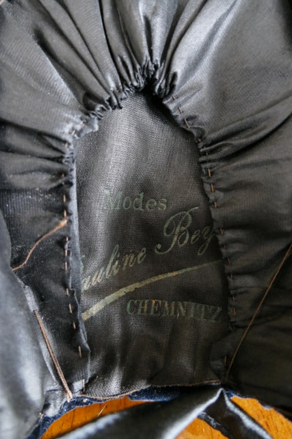 PAULINE BEYER Capot-Hut, Chemnitz, 1890er Jahre