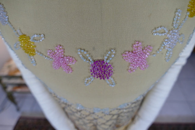 Antique Silk Beaded Cocktail Dress, ca. 1926