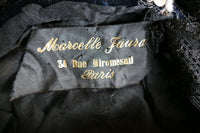 MARCELLE FAURAS Antiker Pariser Paillettenhut, ca. 1899