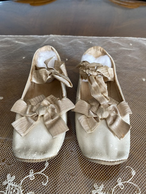 Antike viktorianische Kinderlederschuhe, Amerika, 1870er Jahre