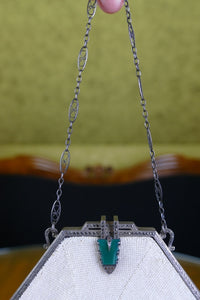 Achteckige Flapper-Tasche, Frankreich, 1920er