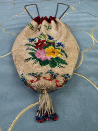 Antike Perlentasche, Deutschland, ca. 1890