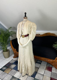 Leinen-Spazierkleid, Amerika, ca. 1904