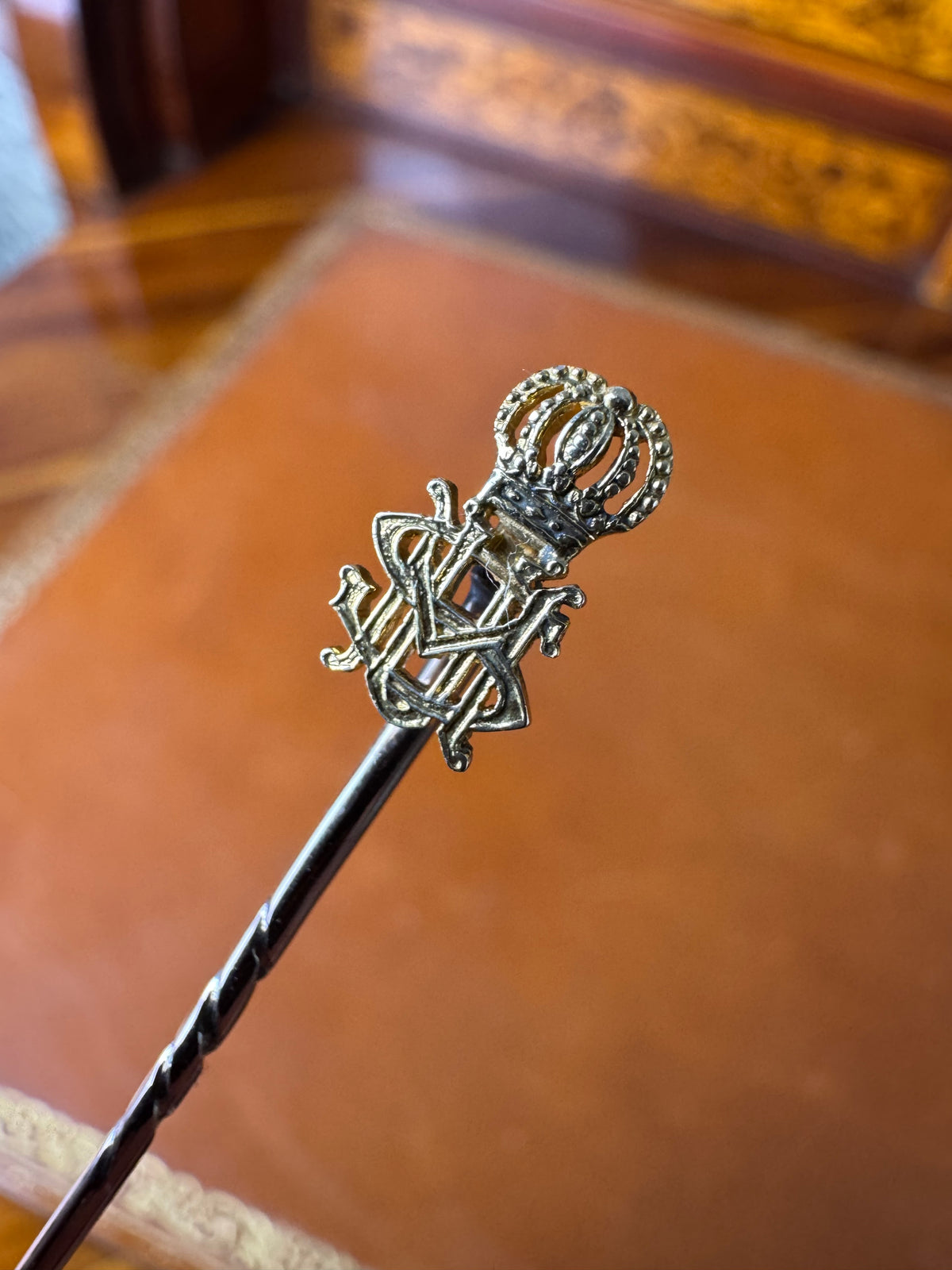 Gold Tie Pin of the Ducal House of Saxe-Meiningen, Gold, ca. 1890