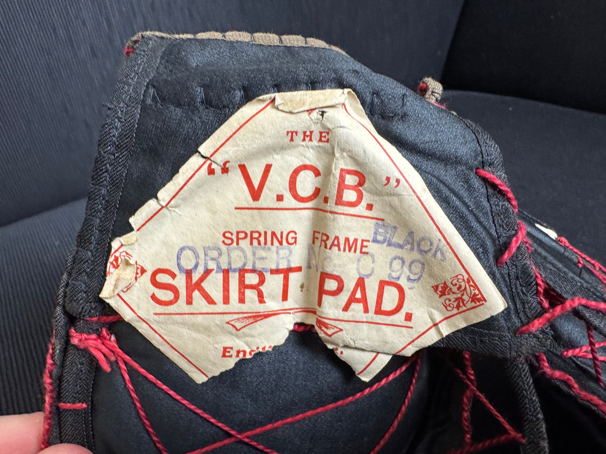 V.C.B Spring Frame Skirt Pad, ca. 1895 – Rare Victorian Wire Dress Support