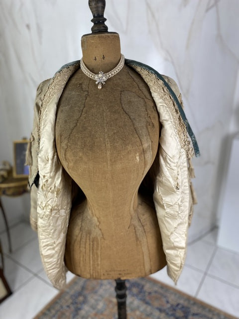 DRECOLL Gehrock, Paris & Wien, ca. 1910 – Antike Couture-Seidenjacke
