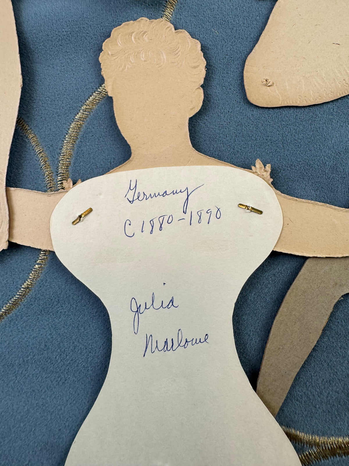 Antike Schnittpapierpuppen, Deutschland, ca. 1890er Jahre