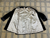 LINKER & Cie. Antikes schwarzes Samt-Gehkleid, Paris, ca. 1910