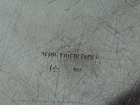 FRIEDLÄNDER Plaque d'argent, Kaiser Wilhelm II, datée 1909