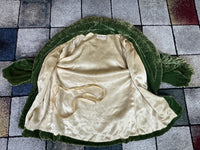 FRANKLIN SIMON & Co. Abendjacke aus grünem Samt, New York, ca. 1925