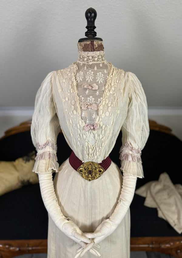 Leinen-Spazierkleid, Amerika, ca. 1904