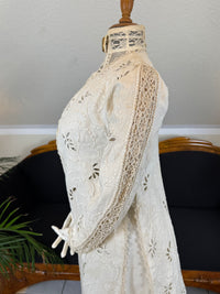 Antique Four‑Piece Edwardian Walking Dress ca. 1910 – Linen, Lace & Lady Gillman Provenance