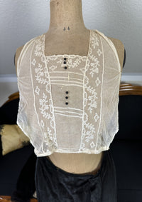 Antikes Gehkleid aus der Titanic-Ära, ca. 1912 – dreiteiliges Ensemble aus Samt