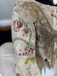 Seltenes Rokoko-Mieder, ca. 1765 – handgenähtes französisches Kleidungsstück aus dem 18. Jahrhundert