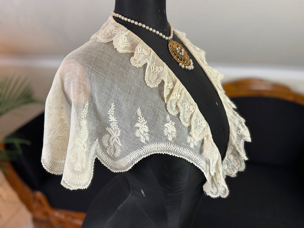 Rokoko-Damen-Fichu, England, ca. 1790