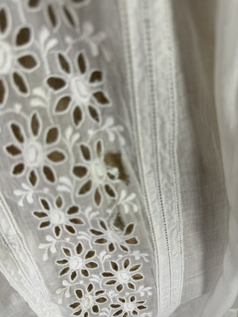 Antikes Baumwoll-Dessous-Sommerkleid, Amerika, ca. 1913