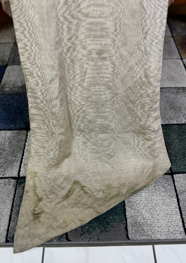 Antikes silbernes Lamé-Abendkleid aus der Titanic-Ära, ca. 1912