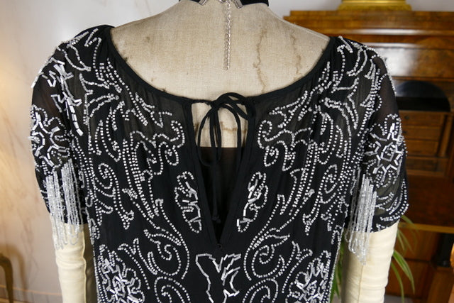 Besticktes Flapper-Kleid, Frankreich, ca. 1925