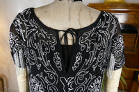 Besticktes Flapper-Kleid, Frankreich, ca. 1925
