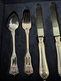 Couverts en argent doré, service Rococo, Empereur Guillaume II