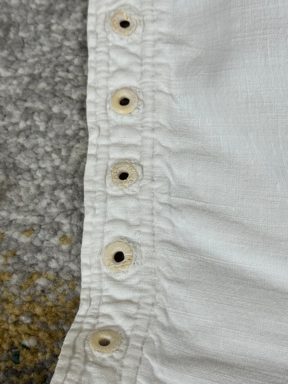 Baumwollkorsett mit Kordelzug, ca. 1825–1830 – Regency-Mode, seltenes Beispiel aus dem frühen 19. Jahrhundert