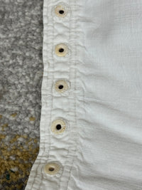 Baumwollkorsett mit Kordelzug, ca. 1825–1830 – Regency-Mode, seltenes Beispiel aus dem frühen 19. Jahrhundert