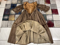 Antikes viktorianisches Gouvernantenkleid, England, ca. 1850