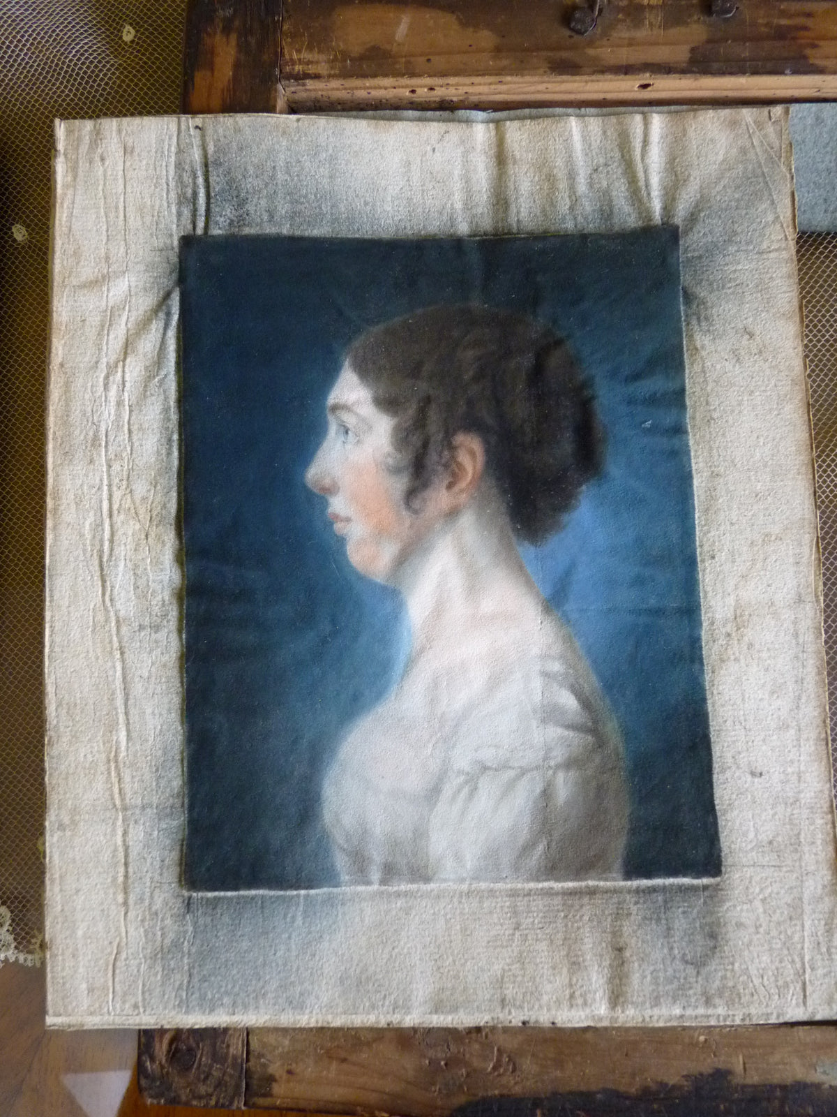Paar Empire-Pastellporträts, 1813 – L.H. Hessel, Nürnberg, Kunst des frühen 19. Jahrhunderts
