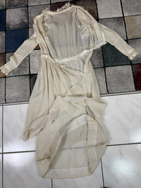 Antikes Crêpe-Baumwollkleid, ca. 1914