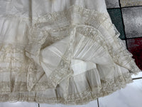 Antique Edwardian Petticoat from Lady Gillman Wedding Trousseau ca. 1911