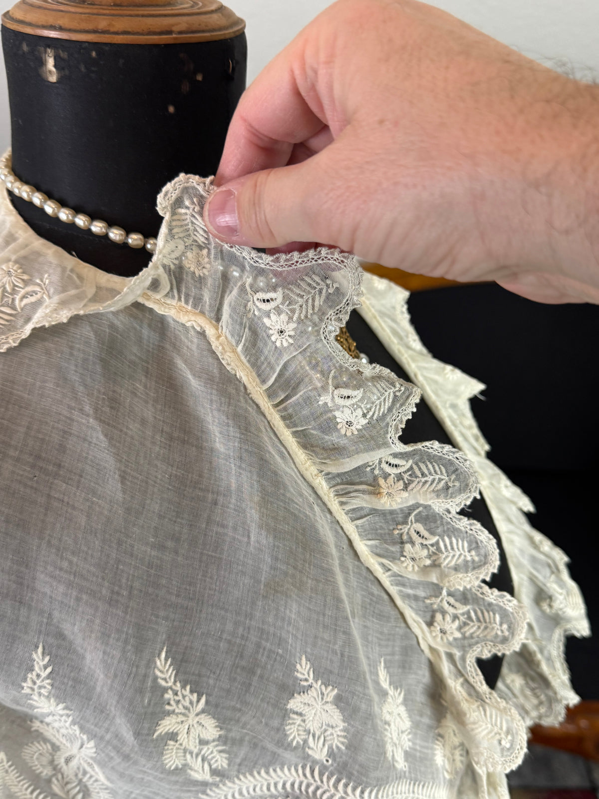 Rokoko-Damen-Fichu, England, ca. 1790