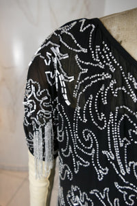 Besticktes Flapper-Kleid, Frankreich, ca. 1925