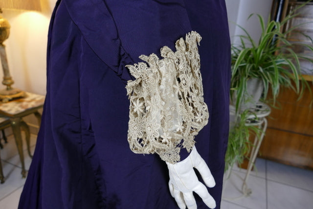 Antique Silk Visiting Gown, ca. 1898