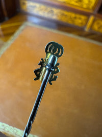 Gold Tie Pin of the Ducal House of Saxe-Meiningen, Gold, ca. 1890