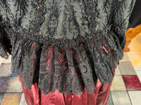 Antiker viktorianischer Dolman mit Perlenbesatz, ca. 1884