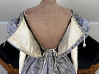 Antikes Biedermeier Abendkleid ca. 1845 – Österreichisches Brokatkleid