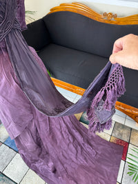 Rare 1911 Edwardian Half‑Mourning Dress by Kate Riley