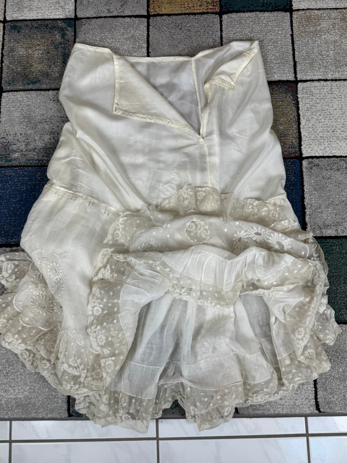 Antique Edwardian Petticoat 1911  - Lady Gillman Bridal Trousseau