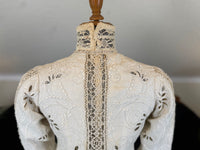 Antique Four‑Piece Edwardian Walking Dress ca. 1910 – Linen, Lace & Lady Gillman Provenance