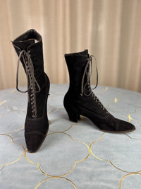 Wildleder-Schnürstiefel, ca. 1916