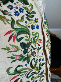 Georgian Cream Silk Embroidered Waistcoat, England ca. 1790 – Vibrant Antique Menswear